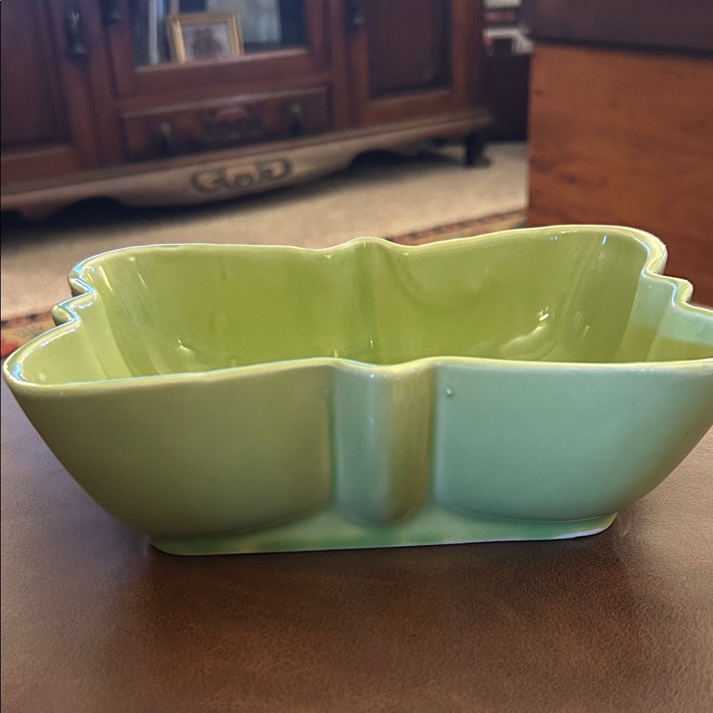 Green Ceramic Dish